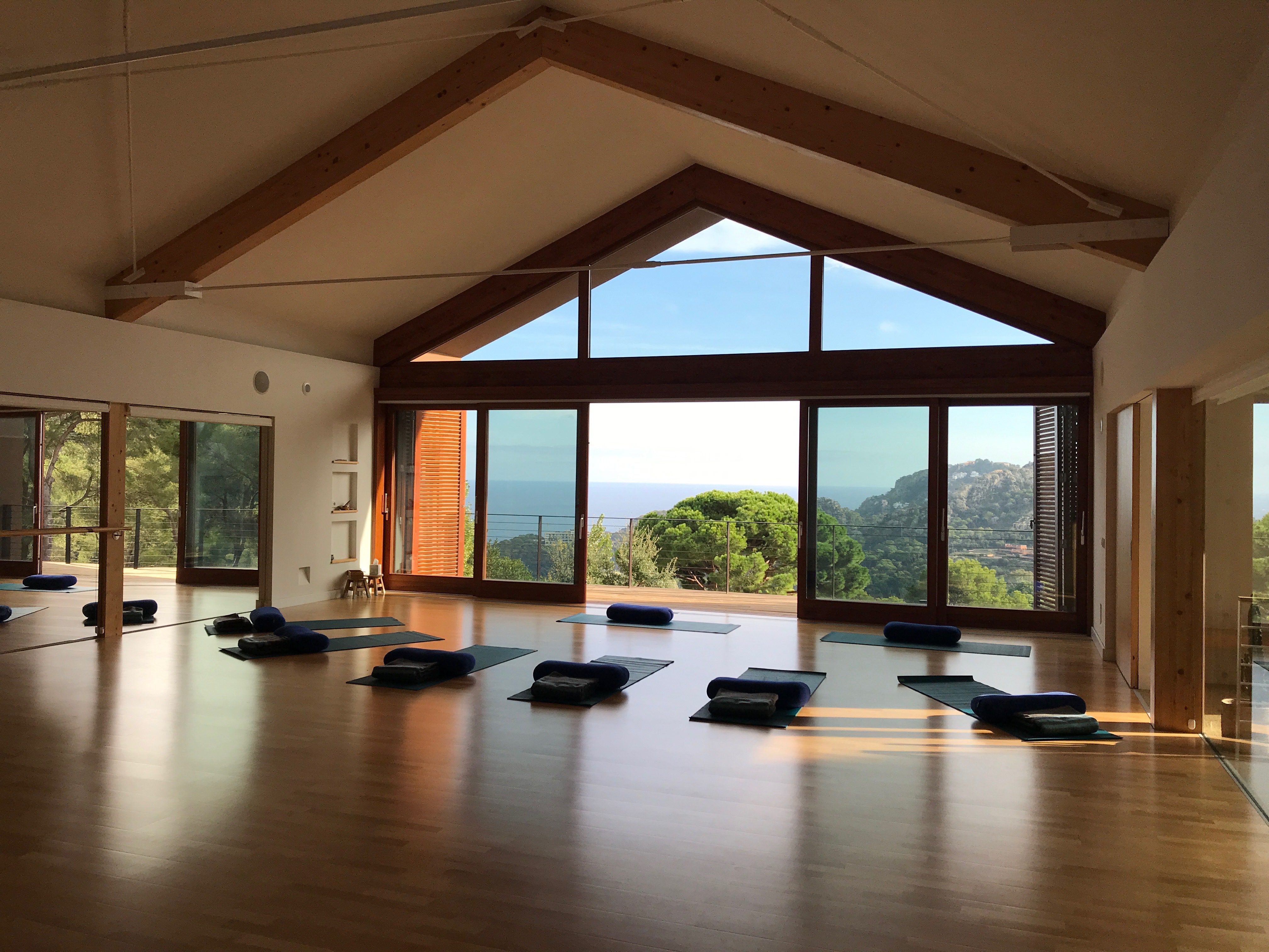 yogastudio met zeezicht spanje