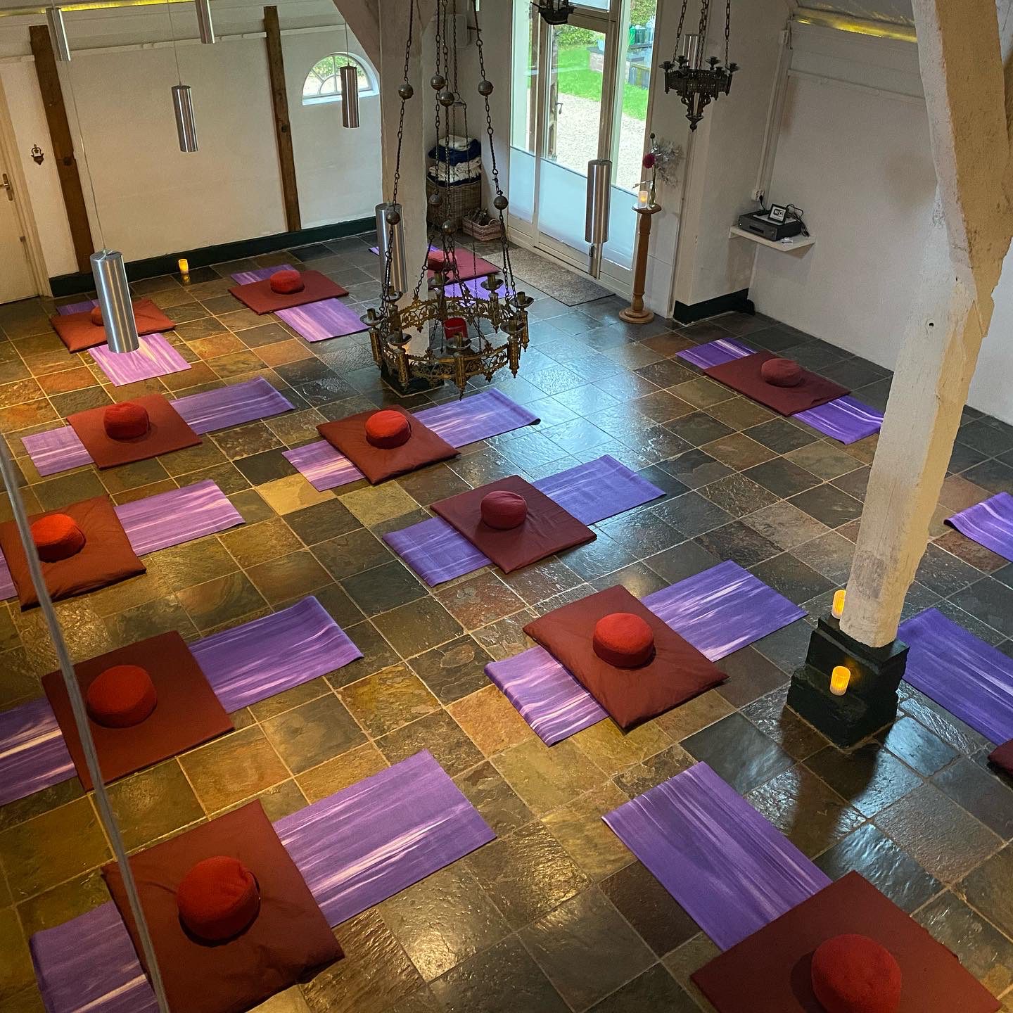 De Yoga kapel met nieuwe matten :)